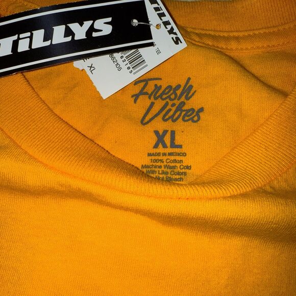 Fresh Vibes Mens T Shirt XL Streetwear Casual Graphic - Picture 2 of 6